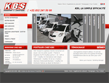 Tablet Screenshot of kbs.be